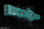 Kotobukiya Legend of the Galactic Heroes Hyperion 13th Fleet Flagship 1/3000