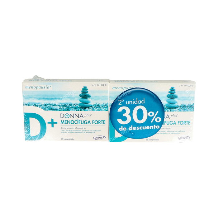 DONNAPLUS Menocifuga Forte 30 comprimés x 2 unités - Complément alimentaire pour femmes DONNAPLUS Menocifuga Forte 30 comprimés x 2 unités - Complément alimentaire pour femmes