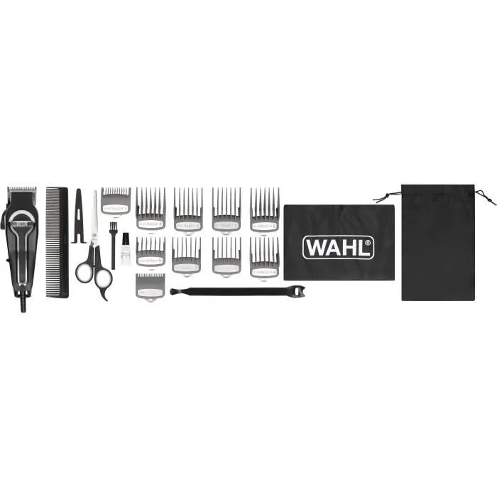 Wahl Elite Pro Tondeuse cheveux professionnelle 230 V avec 10 sabots (1.5-25 mm) et accessoires - Noir Wahl Elite Pro Tondeuse cheveux professionnelle 230 V avec 10 sabots (1.5-25 mm) et accessoires - Noir