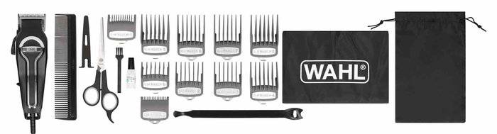 Wahl 20106.0460 Tondeuse Elite Pro Professionnelle - Coupe Précision 1.5 à 25 mm, 10 Peines Guide, Motor Puissant