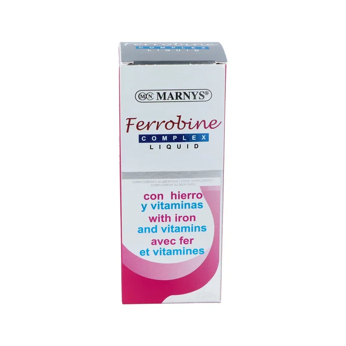 MARNYS Ferrobine Complex Sirop Fer 250 ml Complément Alimentaire Fer Vitaminé MARNYS Ferrobine Complex Sirop Fer 250 ml Complément Alimentaire Fer Vitaminé