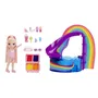 Rainbow High Littles - Jeu de piscine avec toboggan arc-en-ciel et accessoires pour poupée Blush - 10 pièces - Multicolore - À partir de 6 ans