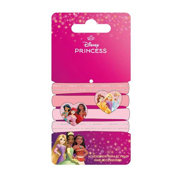 Cerdá Accessoires Pelo Coletero 4 Piezas Princess - Rose Cerdá Accessoires Pelo Coletero 4 Piezas Princess - Rose