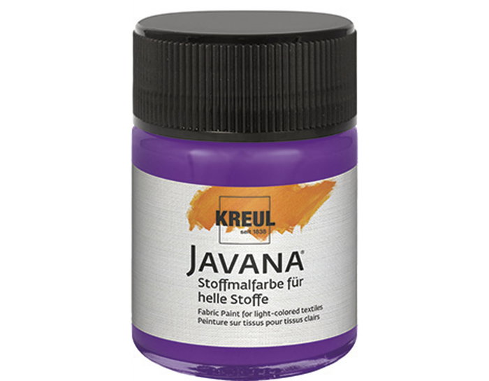 Kreul Peinture textile translucide Javana violette 50ml Kreul Peinture textile translucide Javana violette 50ml
