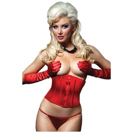Corset Seven Til Midnight Rouge (L - EU 42-44)