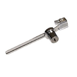 AGA Serrure à came pour porte coulissante en verre, finition nickelée
