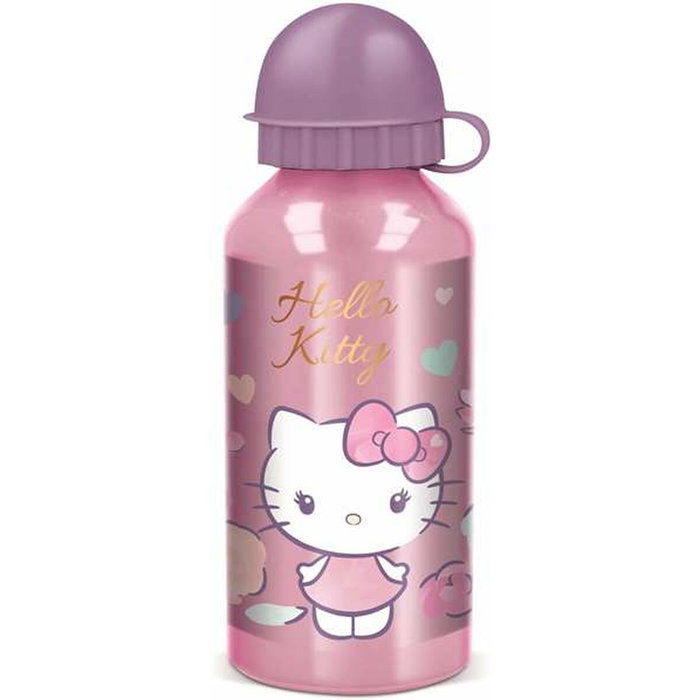 Stor Hello Kitty Bouteille d'eau Aluminium 400 ml Rose