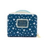 Loungefly Portefeuille Disney Snowman Mickey Minnie Snow Globe - Porte-monnaie en Cuir Végétalien avec Pompons