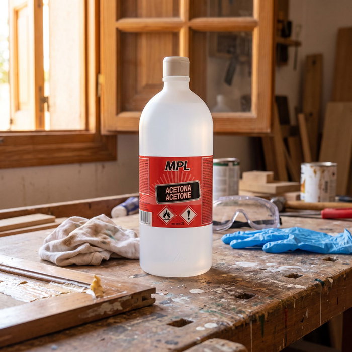 DUVER Acetona pure en bouteille de 1 L