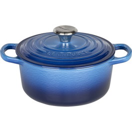 Le Creuset Signature Casserole ronde 18 cm bleue