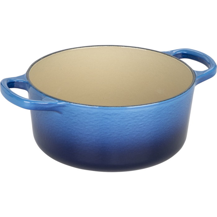 Le Creuset Signature Casserole ronde 18 cm bleue Le Creuset Signature Casserole ronde 18 cm bleue