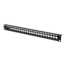 DIGITUS Panneau de brassage Keystone 24 ports 1U 19 pouces noir
