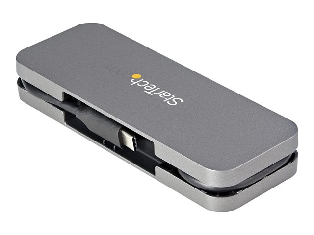 StarTech.com HB30CM4AB Hub USB-C 4 ports USB 3.2 Gen 1 avec câble intégré 28 cm