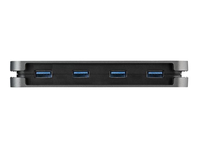 StarTech.com HB30CM4AB Hub USB-C 4 ports USB 3.2 Gen 1 avec câble intégré 28 cm