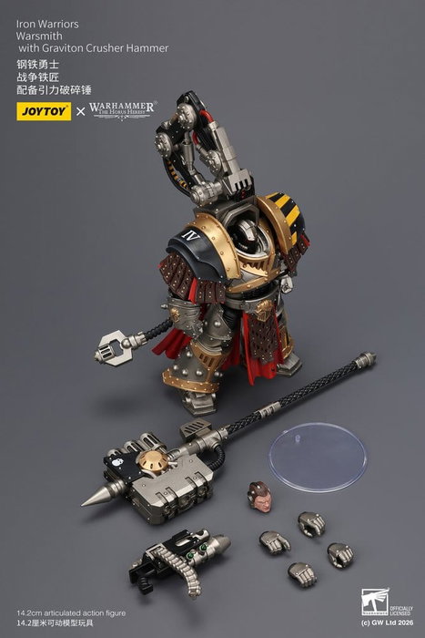 Joy Toy Warhammer The Horus Heresy Iron Warriors Warsmith figurine 14 cm