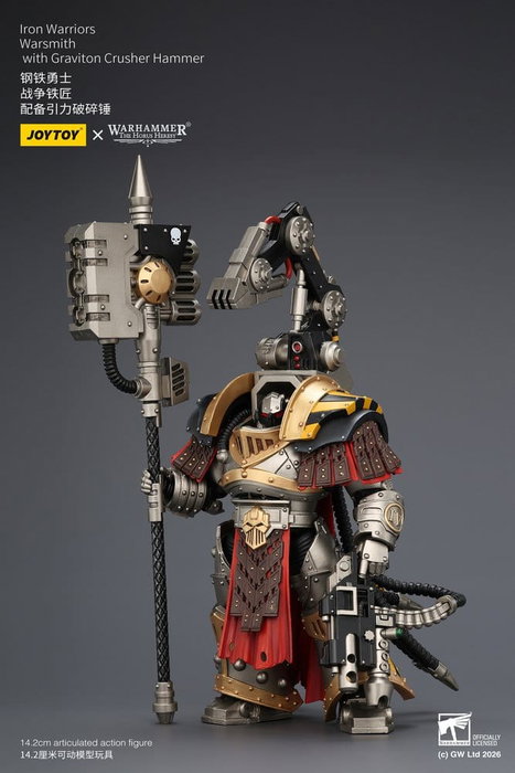 Joy Toy Warhammer The Horus Heresy Iron Warriors Warsmith figurine 14 cm