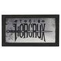 WIDDOP & CO Plaque miroir Horcrux Dark Arts Harry Potter en bois noir brillant avec crochets murale