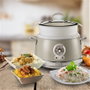 Ariete 2904/03 Olla Arrocera Multifonction Vintage Beige - Cuiseur à Riz, Cuisson Vapeur, Cuisson Lente et Chauffage 24h pour 10 Tasses