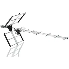 One For All Antenne TV extérieure SV9354 Professional Line avec amplificateur et filtre 5G pour réception Full HD - Installation facile