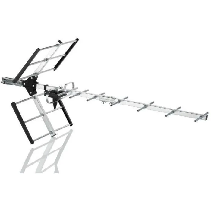 One For All Antenne TV extérieure SV9354 Professional Line avec amplificateur et filtre 5G pour réception Full HD - Installation facile One For All Antenne TV extérieure SV9354 Professional Line avec amplificateur et filtre 5G pour réception Full HD - Installation facile