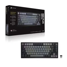 Corsair K65 Plus Clavier Gaming Mécanique Sans Fil Tactile Switchs MLX Fusion Remplaçable à Chaud, 75% Tenkeyless