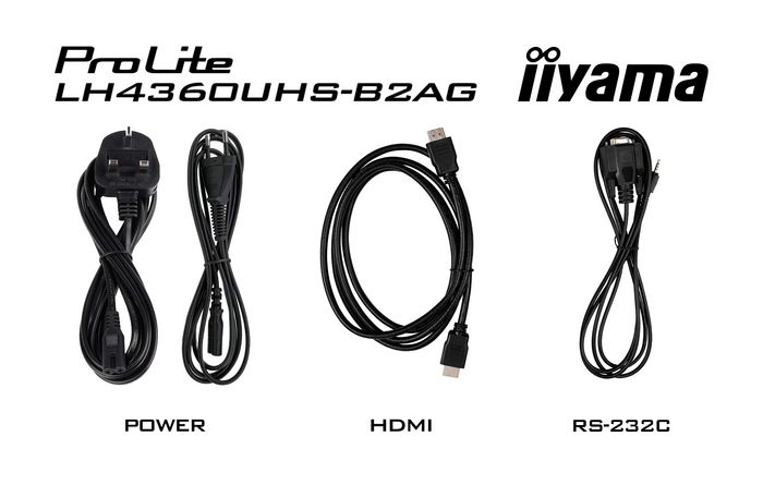 iiyama Moniteur digital UHD 43" 3840x2160, panneau VA, HDR, Android 11, haut-parleurs, ports HDMI/USB, WiFi, compatible 24/7, montage VESA inclus