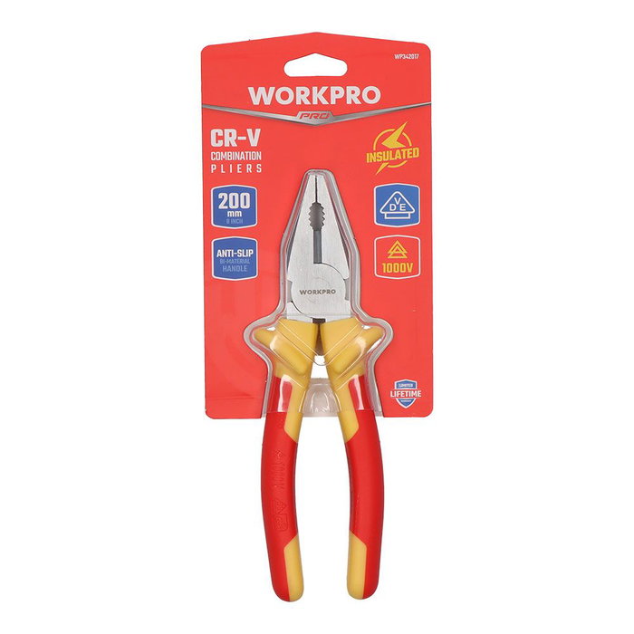 Pinces universelles Workpro 8" 20 cm