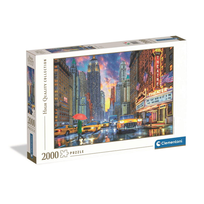 CLEMENTONI Puzzle Rainy Manhattan 2000 pièces CLEMENTONI Puzzle Rainy Manhattan 2000 pièces