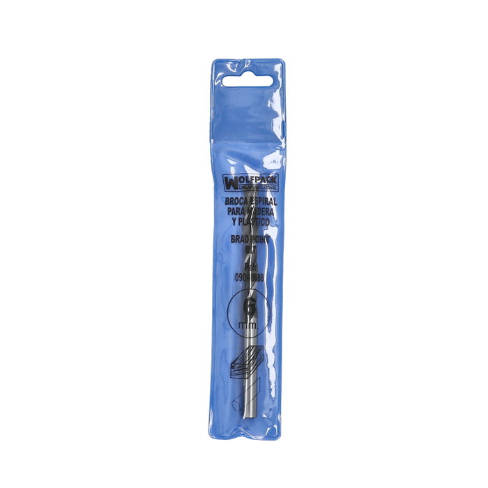 Wolfpack LINEA PROFESIONAL Mèche spirale bois et plastique 6,00 mm Wolfpack LINEA PROFESIONAL Mèche spirale bois et plastique 6,00 mm