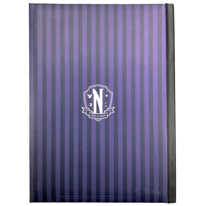 SD TOYS - Carnet A5 Mercredi avec lumière, taille 15 x 25 x 3 cm