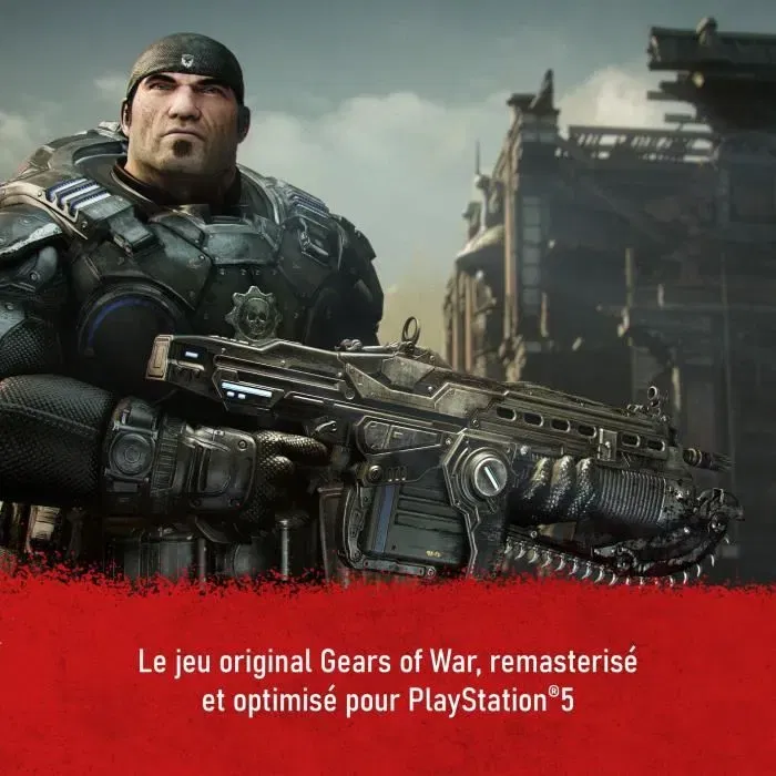 Microsoft Gears of War: Reloaded - Jeu PS5 - Réinvention du classique en 3e personne avec graphismes nouvelle génération, narration retravaillée, campagne et multijoueur