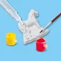SES Creative Kit Créatif Moulage et Peinture Chevaux Fantaisie - 12 Figurines en Plâtre, 5+ Ans, Réf. Hobby Pink