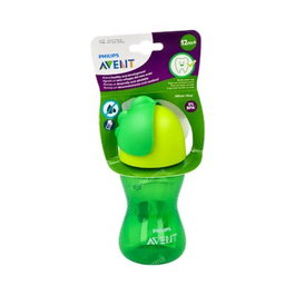 AVENT Verre avec paille 300ml vert SCF798/01
