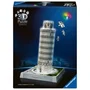 Ravensburger - Puzzle 3D Iconics Tour de Pise Illuminé - Reproduction avec Éclairage Intégré