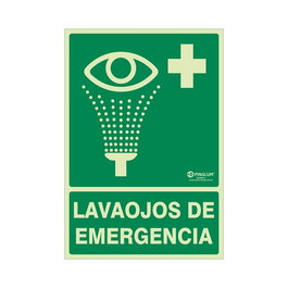 DUVER Señal 922 Lavaojos De Emergencia Lum 297x210mm