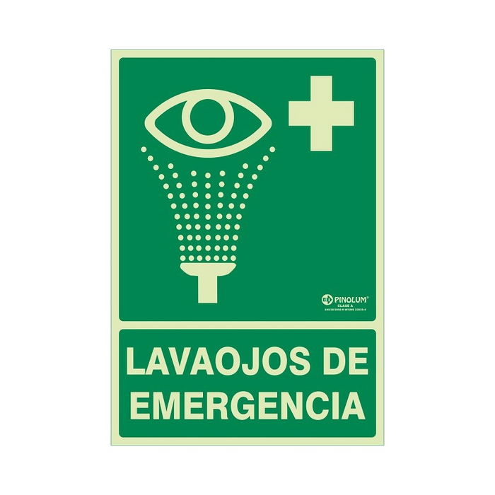DUVER Señal 922 Lavaojos De Emergencia Lum 297x210mm DUVER Señal 922 Lavaojos De Emergencia Lum 297x210mm