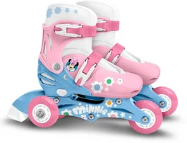 Minnie Patins en ligne 2-en-1 Rose Taille 27-30
