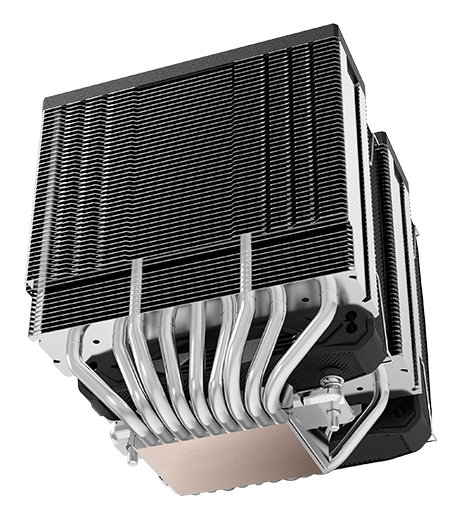 Mars Gaming MCPU-XU9 Ventilateur dissipateur CPU Dual Tower Noir