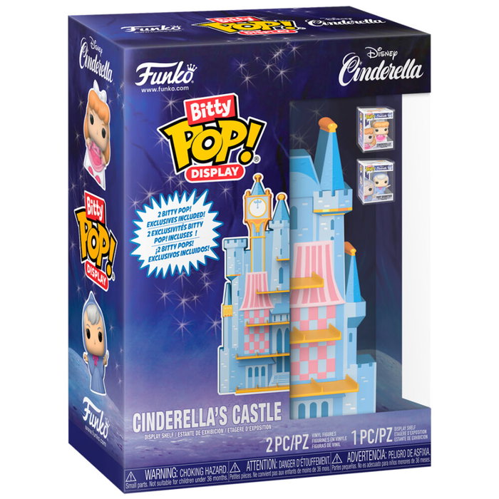 Funko Disney Bitty POP! Display Cinderella's Castle avec 2 figurines exclusives