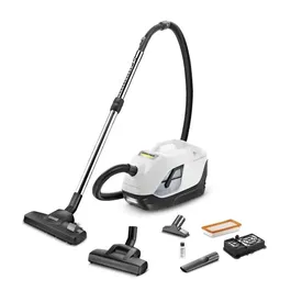 Karcher DS 6 PLUS - Aspirateur sans sac avec filtration par eau, rejette un air dépoussiéré à 99.95 %, filtre HEPA 13, collecteur 2L