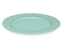 Giftdecor Porte-bougies Rombos vert vieilli 33 cm (Set de 24)