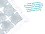 Leknes Sac 24 Glaçons 12 Unités 20x6x3 cm Polyéthylène Alimentaire Bleu Translucide (Set de 32)