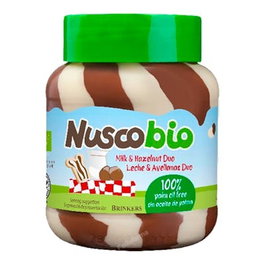 NUSCOBIO Crema Chocolate Duo Noisettes Bio 400g de la gamme NUSCOBIO