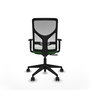 PIQUERAS Y CRESPO Chaise Motilla Synchro Vert Maille Blanc