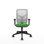 PIQUERAS Y CRESPO Chaise Motilla Synchro Vert Maille Blanc