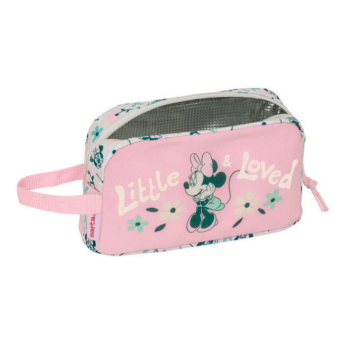 SAFTA Thermos Porte-repas Minty Minnie Disney, 21.5 cm, Isolation aluminium, Compartiment zippé, Poignée latérale SAFTA Thermos Porte-repas Minty Minnie Disney, 21.5 cm, Isolation aluminium, Compartiment zippé, Poignée latérale