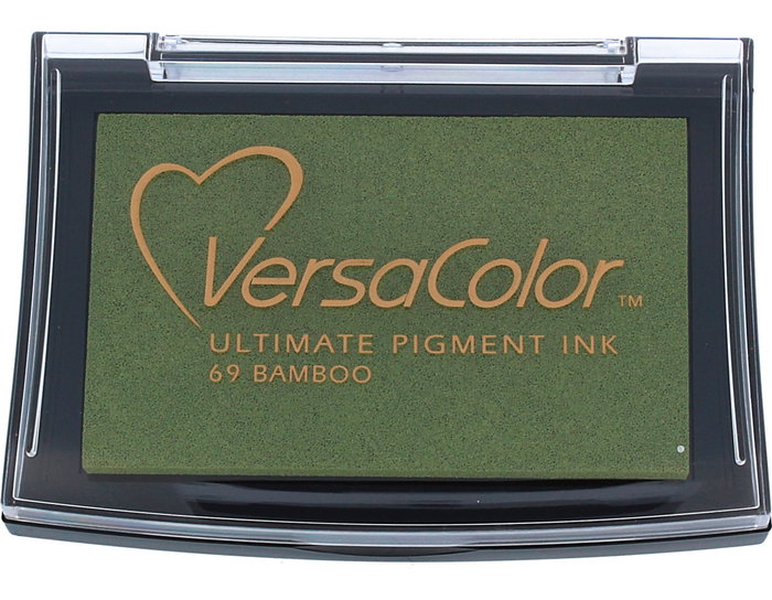 Tsukineko Tampon d'encre VERSACOLOR couleur bambu opaque 95x65mm Tsukineko Tampon d'encre VERSACOLOR couleur bambu opaque 95x65mm