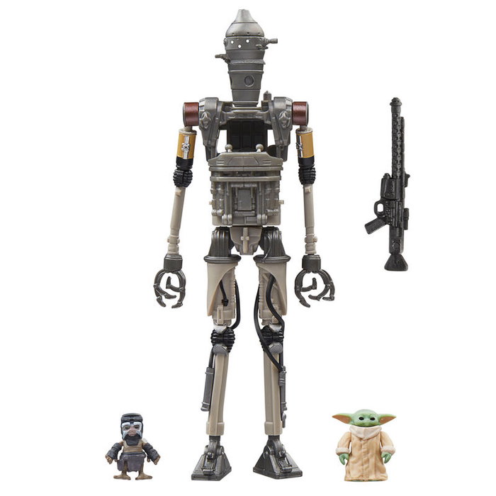 Hasbro Star Wars The Vintage Collection Pack de 3 Figurines IG-12, Grogu & Anzellan