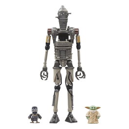 Hasbro Star Wars The Vintage Collection Pack de 3 Figurines IG-12, Grogu & Anzellan