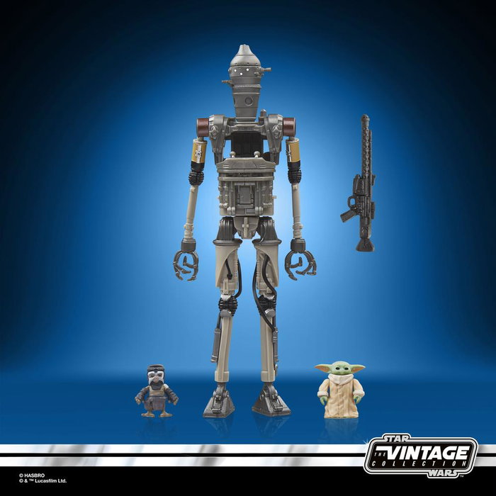 Hasbro Star Wars The Vintage Collection Pack de 3 Figurines IG-12, Grogu & Anzellan
